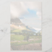 wolken die door de bergen kruipen briefpapier (Voorkant)