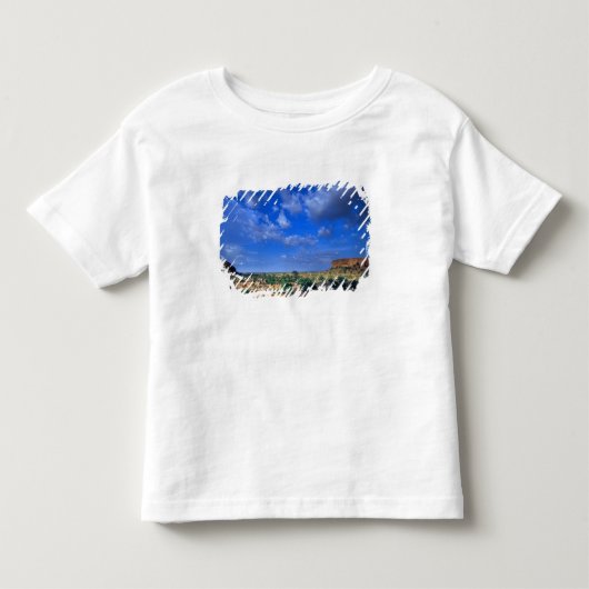 Wolken die over de lucht vegen boven de kinder shirts (Voorkant)
