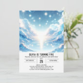  wolken digitale verjaardag kaart (Staand voorkant)