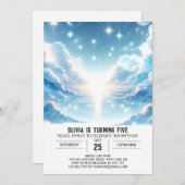  wolken digitale verjaardag kaart (Voorkant / Achterkant)