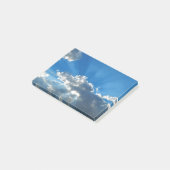 Wolken doorbreken post-it® notes (Schuin)