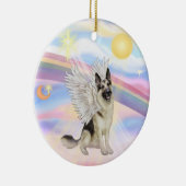 Wolken - Duitse Herder (#9) Keramisch Ornament (Rechts)