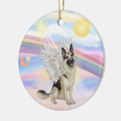 Wolken - Duitse Herdershond (#9) Keramisch Ornament (Links)