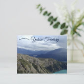 Wolken en bergen in Yukon Territory Canada Briefkaart (Staand voorkant)