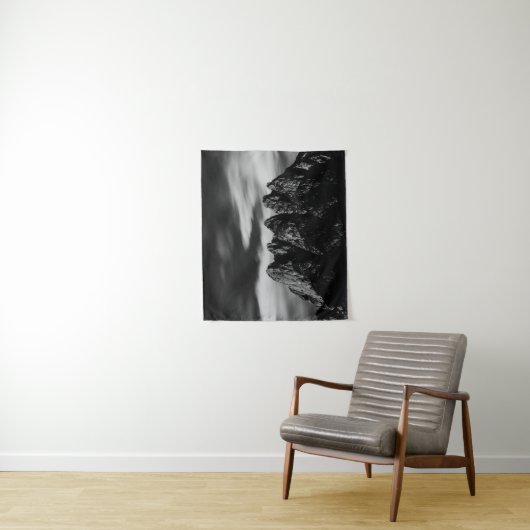 Wolken en bergen wandkleed (In situ)