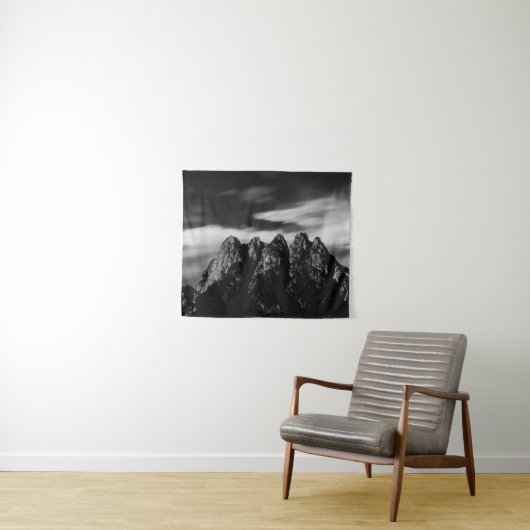 Wolken en bergen wandkleed (In Situ (horizontaal))