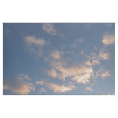 Wolken en blauw hemelfotoweefsel stof (Fat Quarter)