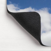 Wolken en blauwe hemel muismat (Hoek)