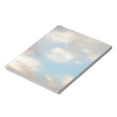 Wolken en blauwe hemel notitieblok (Linkerzijde)