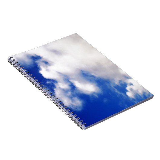 Wolken en blauwe hemel notitieboek (Rechterzijde)