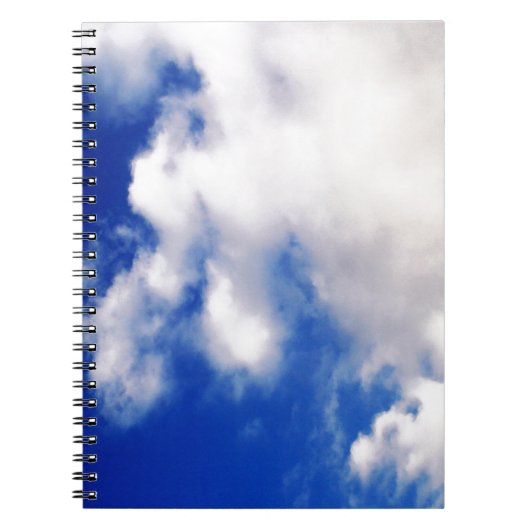 Wolken en blauwe hemel notitieboek (Voorkant)