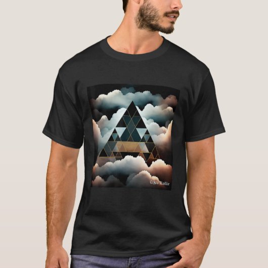 Wolken en driehoeken 2 t-shirt (Voorkant)