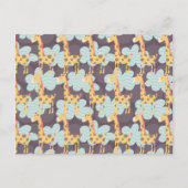 Wolken en Giraffes Briefkaart (Voorkant)