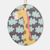 Wolken en Giraffes Keramisch Ornament (Links)