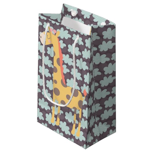 Wolken en Giraffes Klein Cadeauzakje (Voorkant Gekanteld)