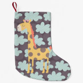 Wolken en Giraffes Kleine Kerstsok (Voorkant)