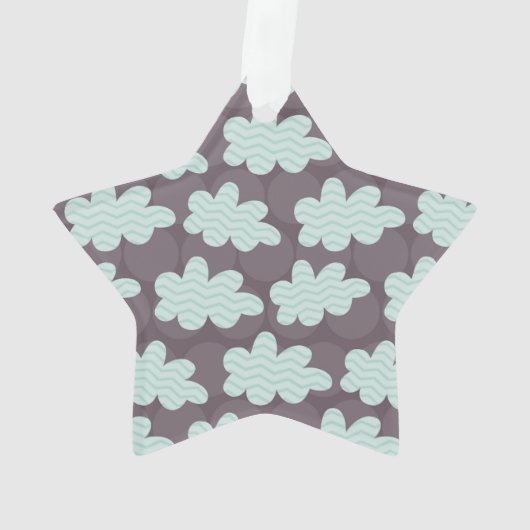 Wolken en Giraffes Ornament (achterkant)