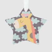 Wolken en Giraffes Ornament (voorkant)