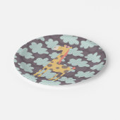 Wolken en Giraffes Papieren Bordje (Gekanteld)