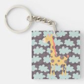 Wolken en Giraffes Sleutelhanger (Voorkant)