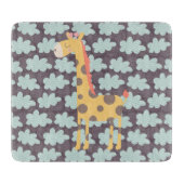 Wolken en Giraffes Snijplank (Voorkant)