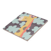 Wolken en Giraffes Tegeltje (Zijkant)