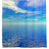 Wolken en golven douchegordijn (Voorkant)