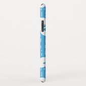 Wolken en methaanmoleculen (blauwe geek) Case-Mate iPhone case (Achterkant/rechts)