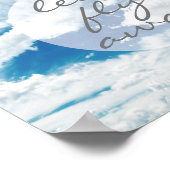 wolken en poster voor hemelfotografie met tekst (Hoek)