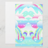 wolken en regenboog hemel II Briefpapier (Voorkant / Achterkant)