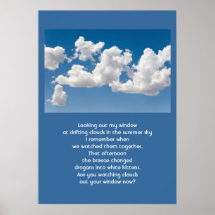 Wolken en Sky Poster