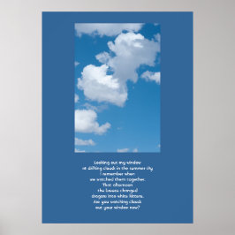 Wolken en Sky Poster