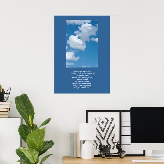 Wolken en Sky Poster (Thuiskantoor)