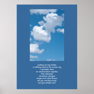 Wolken en Sky Poster