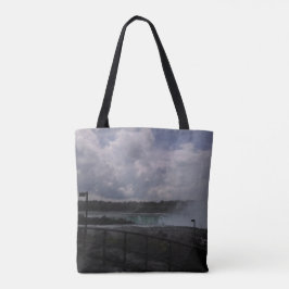 Wolken en vuist tote bag