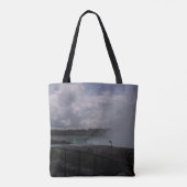 Wolken en vuist tote bag (Achterkant)