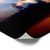 Wolken en Zonneuwen Poster (Hoek)