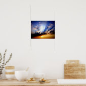 Wolken en Zonneuwen Poster (Keuken)