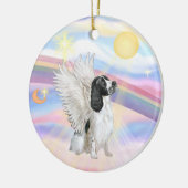 Wolken - Engelse Springer Spaniel Keramisch Ornament (Links)