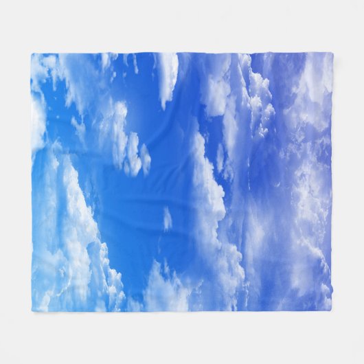 Wolken Fleece Deken (Voorkant (Horizontaal))