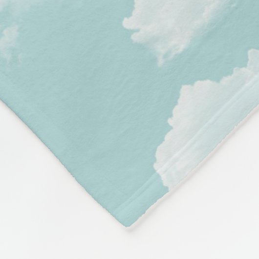 Wolken Fleece Deken (Hoek)