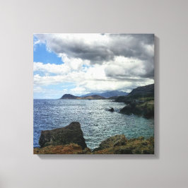 Wolken Foto aan Canvas met Oceaanlandschap