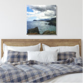 Wolken Foto aan Canvas met Oceaanlandschap (Insitu (Slaapkamer))
