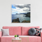 Wolken Foto aan Canvas met Oceaanlandschap (Insitu (Woonkamer))