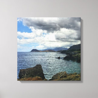 Wolken Foto aan Canvas met Oceaanlandschap