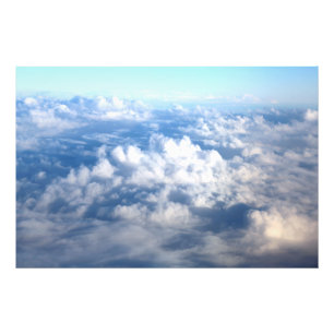Wolken Foto Afdruk