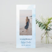 Wolken Foto Gebed Kaart Sympathie Kaart (Staand voorkant)