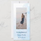 Wolken Foto Gebed Kaart Sympathie Kaart (Voorkant)