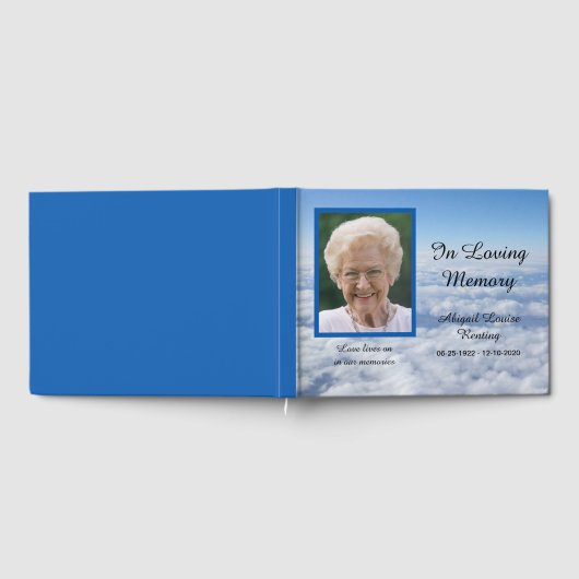 Wolken Foto Memorial of begrafenis Gastenboek (Volledig)