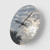 WOLKEN FUSIE GESCHEURD RONDE KLOK (Hoek)
